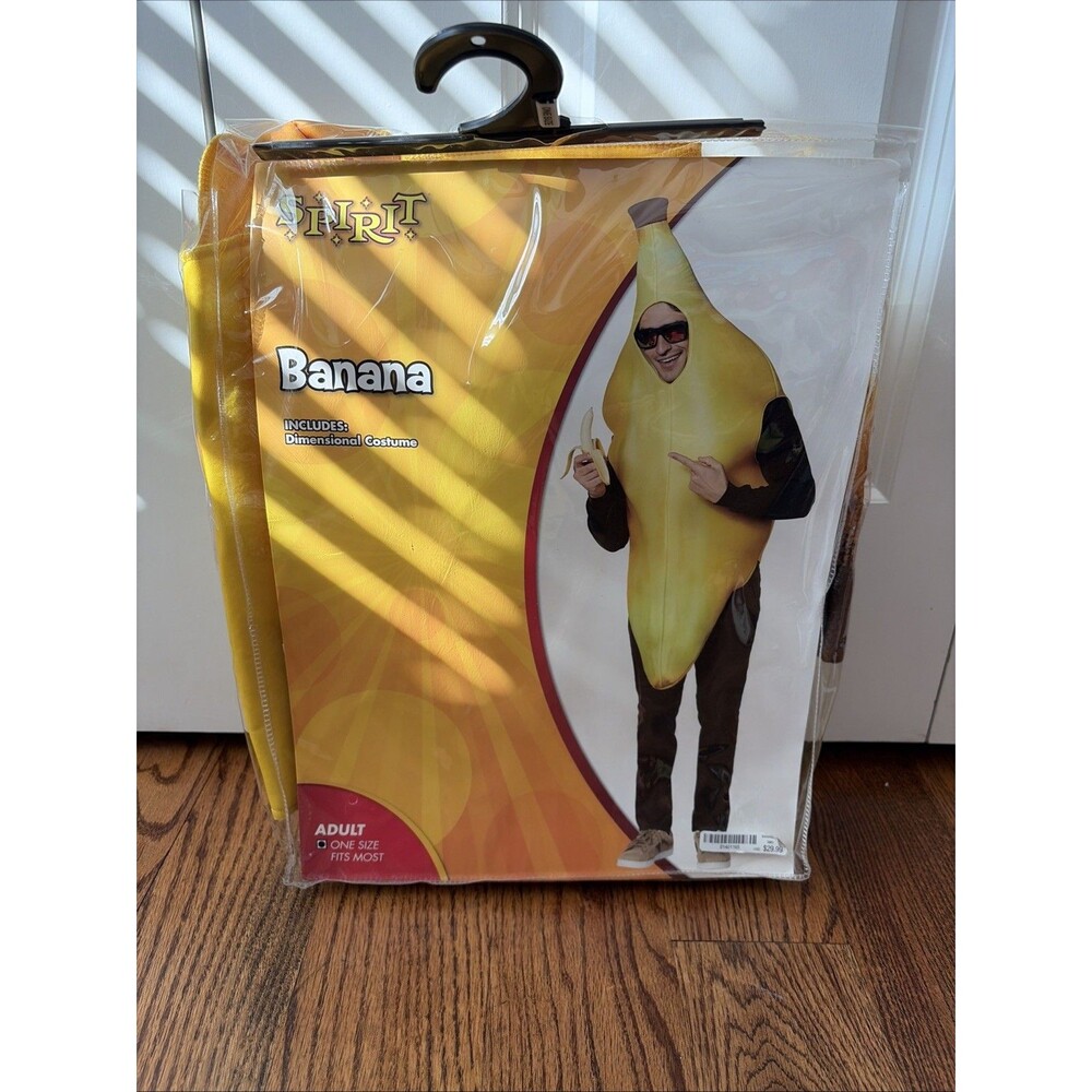 Banana Costume Spirit ADULT UNISEX